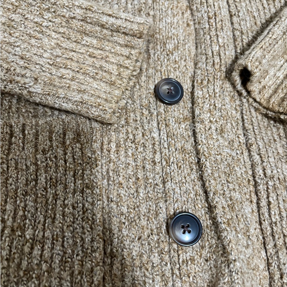 Old Navy Men's Brown Cardigan Sweater - Picture 3 of 3